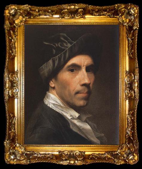 framed  Christian Seybold Self-Portrait, ta009-2